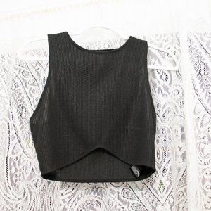 Urban Outfitters black crop top by Silence + noise